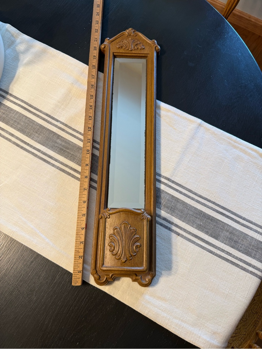 Vintage HOMCO wall planter with mirror
